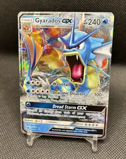 Gyarados GX 18/111 Ultra Rare Holo SM Sun & Moon Crimson Invasion Pokemon Card - Image 1
