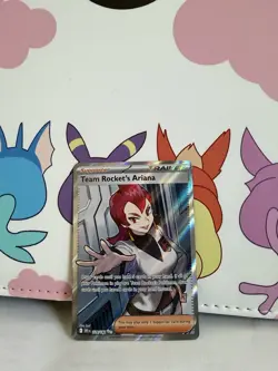 Team Rocket's Ariana 224/182 Destined Rivals Holo Pokemon TCG Card - Image 1