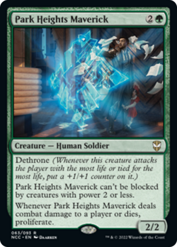 Park Heights Maverick Streets of New Capenna Commander NM Rare CARD ABUGames - Image 1