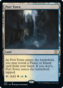 Port Town Streets of New Capenna Commander NM Land Rare MAGIC MTG CARD ABUGames - Image 1
