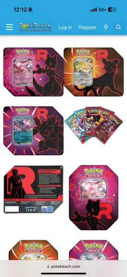 Pokemon Trading Card Game: Team Rocket Tin -RANDOM PRESALE SHIPS MID SEPT - Image 2