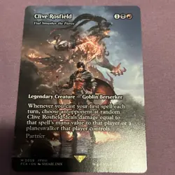 Magic The Gathering Clive Rosfield Legendary Creature FFXVI Card M0059 full art - Image 1