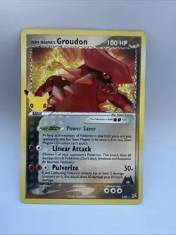 Team Magma's Groudon Holo Pokemon Celebrations Classic Collection TCG Card 9/95 - Image 1