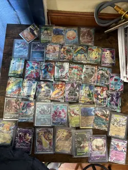 Pokemon Card Lot EX V Full Art Snorlax Suicune Zapdos 40+ Cards NM - Image 1