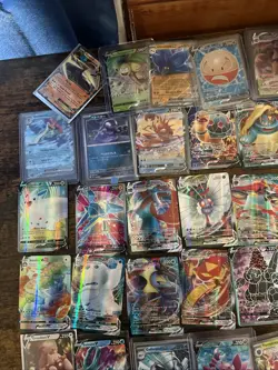 Pokemon Card Lot EX V Full Art Snorlax Suicune Zapdos 40+ Cards NM - Image 3