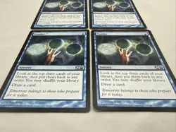 Ponder x4 MTG Core Set 2010 M10 4x Magic Good Heavy Play HP - Image 3