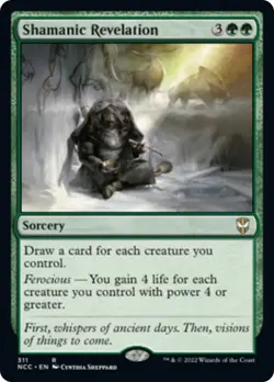 Shamanic Revelation Streets of New Capenna Commander MINT Rare CARD ABUGames - Image 1