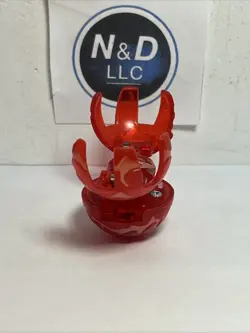 Bakugan Fear Ripper Red Pyrus Transluent Open Core B1 400G W/Card Read RARE - Image 4