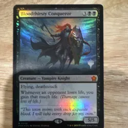 Wizards of the Coast MTG Bloodthirsty Conqueror Foundations #58 Foil - Image 1