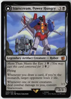 Starscream, Power Hungry (5) Normal - Universes Beyond: Transformers (BOT) - NM - Image 1