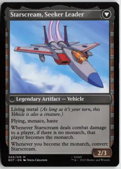 Starscream, Power Hungry (5) Normal - Universes Beyond: Transformers (BOT) - NM - Image 2