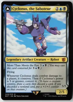 Cyclonus, the Saboteur (9) - Normal - Universes Beyond: Transformers (BOT) - NM - Image 1