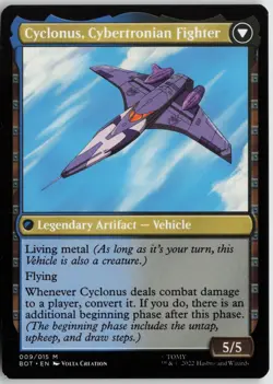Cyclonus, the Saboteur (9) - Normal - Universes Beyond: Transformers (BOT) - NM - Image 2
