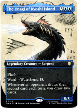 The Unagi of Kyoshi Island (Borderless) - FOIL - Avatar: The Last Airbender MTG - Image 3