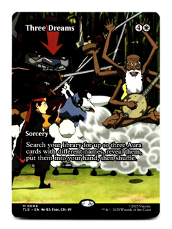 Three Dreams (Borderless) - [Avatar: The Last Airbender: Eternal-Legal] MTG NM ⚪ - Image 3