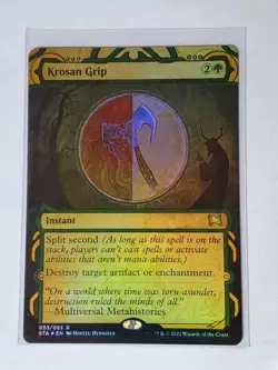 Krosan Grip x1 Extended Art FOIL NM Mystical Archive Strixhaven MTG - RARE - Image 1
