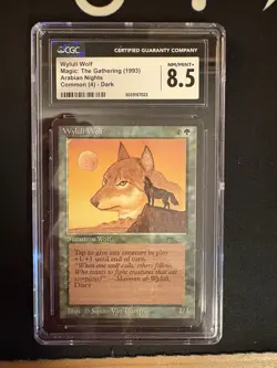 Wyluli Wolf. Arabian Nights MTG. Just graded. CGC 8.5, Near Mint/Mint+! - Image 3