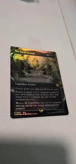 The Earth Crystal (Borderless) Foil 342 R FINAL FANTASY MTG - Image 1