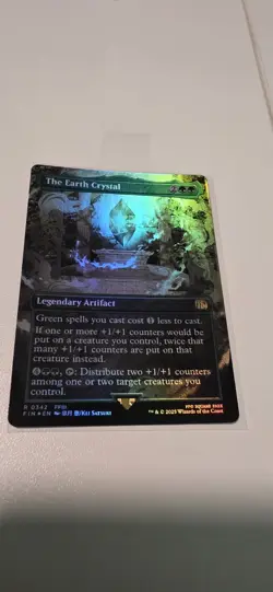 The Earth Crystal (Borderless) Foil 342 R FINAL FANTASY MTG - Image 2