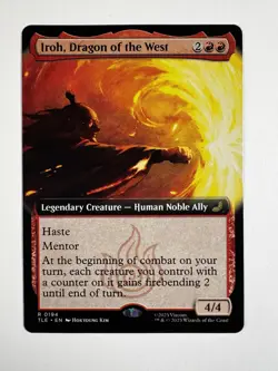 Iroh, Dragon of the West #194 - MTG Avatar TLA - Extended Art Rare Mentor Haste - Image 1