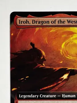 Iroh, Dragon of the West #194 - MTG Avatar TLA - Extended Art Rare Mentor Haste - Image 2