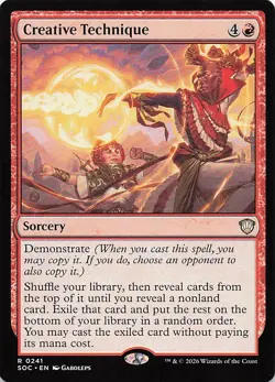 Creative Technique R Commander: Secrets of Strixhaven 241 NM - Image 1