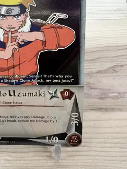 Naruto CCG TCG Naruto Uzumaki N- 019 Super rare Foil Card. Near Mint HTF - Image 5