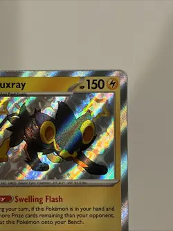 Luxray 137/091 SV: Paldean Fates Holo Baby Shiny Pokemon Card - Image 3