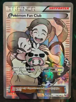 Pokemon Fan Club 106/106 Ultra Rare Flashfire DMG Pokemon - Image 1