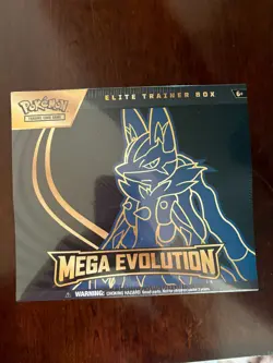 Pokemon TCG Mega Evolution Lucario Elite Trainer Box NEW Factory Sealed - Image 1