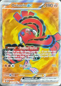 Pokemon Oricorio ex 110 - Phantasmal Flames Ultra Rare - Image 1