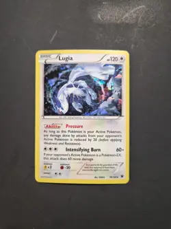 Pokemon TCG Lugia Fates Collide 78/124 Exclusive Cracked Ice Holo - Image 1