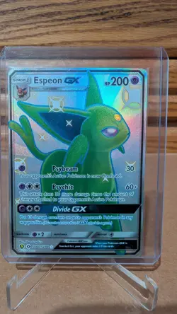 Espeon GX SV60/SV94 Full Art Shiny Hidden Fates Pokemon TCG - Image 1