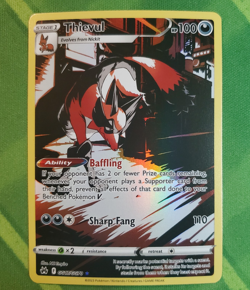 Thievul GG17/GG70 Crown Zenith: Galarian Gallery Holo Pokemon NM - Image 1