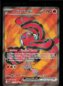 Oricorio ex 110/094 Ultra Rare Phantasmal Flames Pokemon Near Mint - Image 1