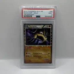 Pokemon Machamp Prime 95/102 Triumphant Ultra Rare Holo PSA 9 English - Image 1