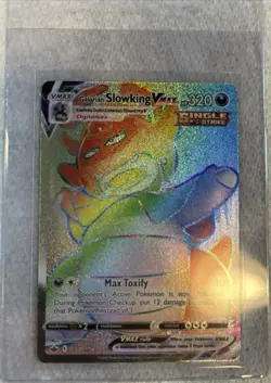 Pokemon Galarian Slowking VMAX Secret Rare Full Art Holo Chilling Reign 207/198 - Image 1