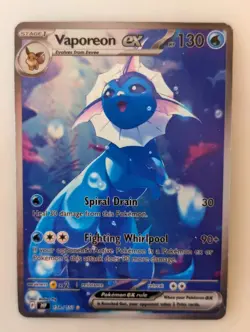 Custom Card Vaporeon EX Holo Pokemon Custom Card - Image 1