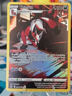 Pokemon TCG: Thievul - GG17/GG70 - Crown Zenith Galarian Gallery - NM - Image 3