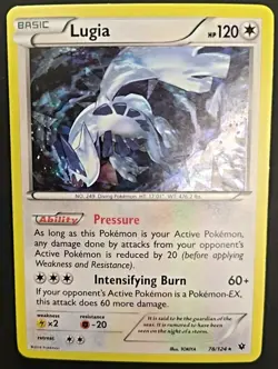 Lugia 78/124 Fates Collide Deck Exclusive Cracked Ice Holo Pokemon TCG - LP - Image 1