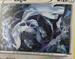 Lugia 78/124 Fates Collide Deck Exclusive Cracked Ice Holo Pokemon TCG - LP - Image 4