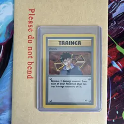 Pokemon TCG Brock Gym Heroes 98/132 Regular Rare MP - Image 1