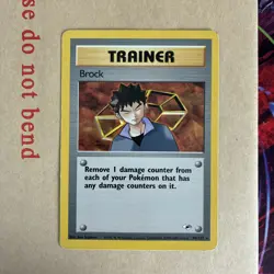 Pokemon TCG Brock Gym Heroes 98/132 Regular Rare MP - Image 2