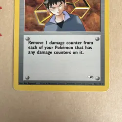 Pokemon TCG Brock Gym Heroes 98/132 Regular Rare MP - Image 4