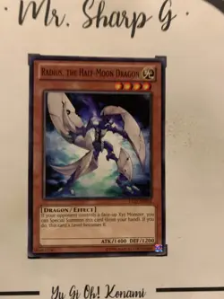 RADIUS, THE HALF-MOON DRAGON - LTGY-EN014 ENGLISH Yu-Gi-OH! CARD COMMON KONAMI - Image 2