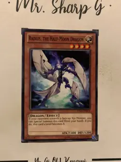 RADIUS, THE HALF-MOON DRAGON - LTGY-EN014 ENGLISH Yu-Gi-OH! CARD COMMON KONAMI - Image 3