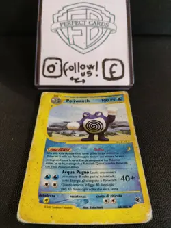 POKEMON EXPEDITION RARA NONHOLO POLIWRATH 60/165 PR/DMG - Image 1