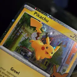 Pokemon TCG - PIKACHU #018 - SWIRL! - COSMOS HOLO - TRICK OR TRADE 2024 - LP/NM - Image 2