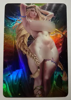 SEXY HEROINE WAIFU Queen Marika ELDEN RING ACG PREMIUM HOLOFOIL CARD NM - Image 1