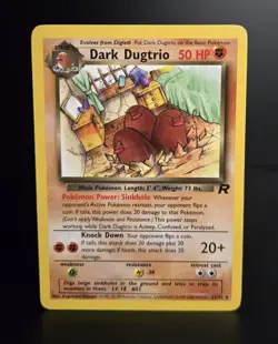 Pokemon TCG - DARK DUGTRIO - 23/82 - RARE - UNLIMITED - TEAM ROCKET (2000) - LP - Image 1